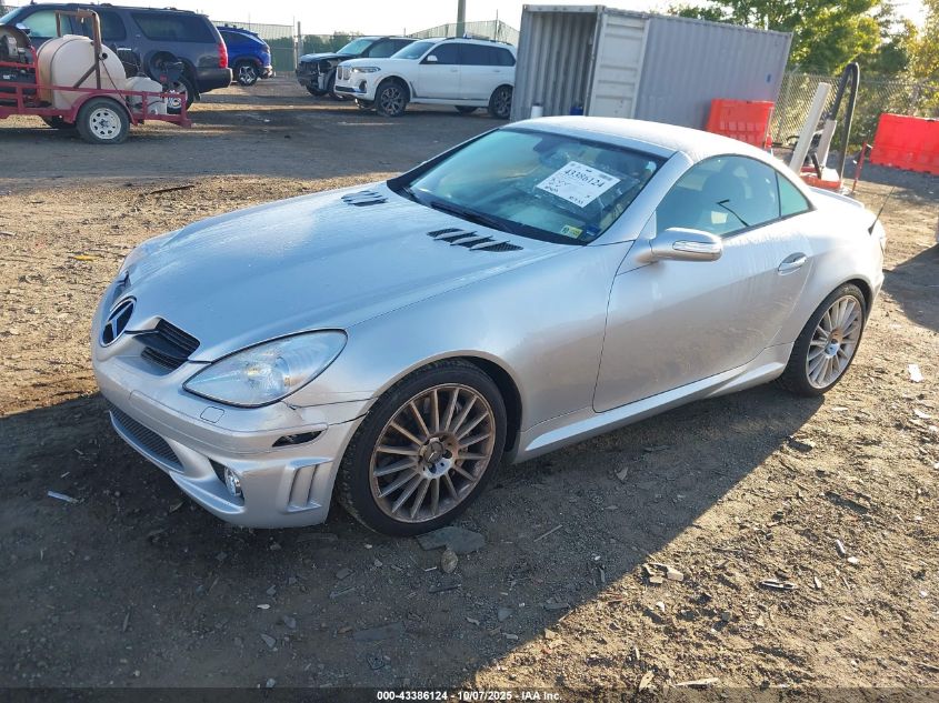 2007 Mercedes-Benz Slk 55 Amg VIN: WDBWK73F47F158263 Lot: 43386124