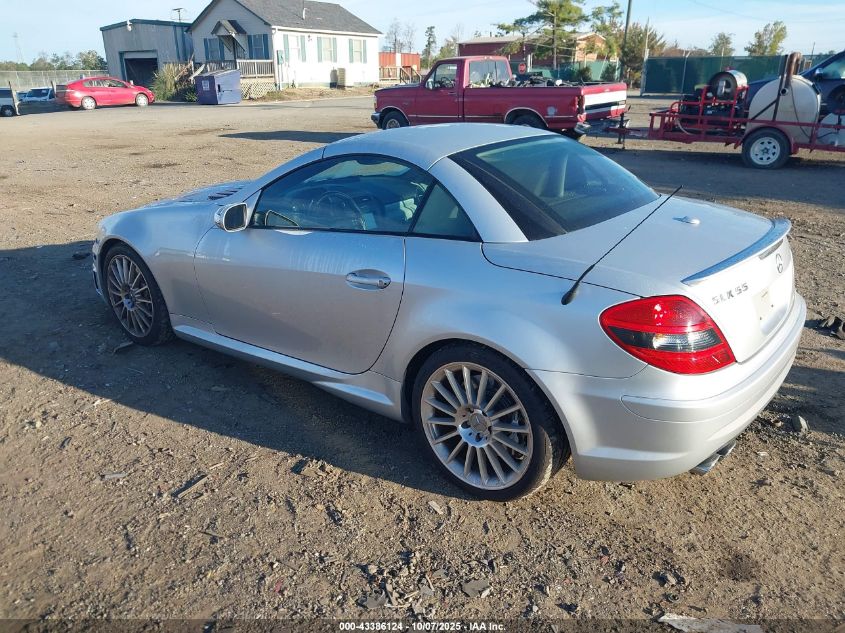 2007 Mercedes-Benz Slk 55 Amg VIN: WDBWK73F47F158263 Lot: 43386124
