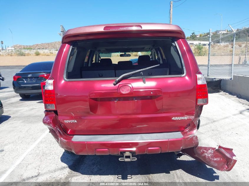 2006 Toyota 4Runner Sr5 Sport V6 VIN: JTEBU14R768066157 Lot: 43386138