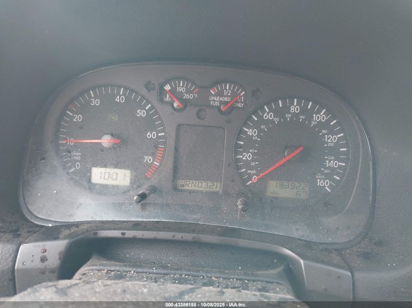 2001 Volkswagen Jetta Gls VIN: 3VWSK69MX1M090118 Lot: 43386158