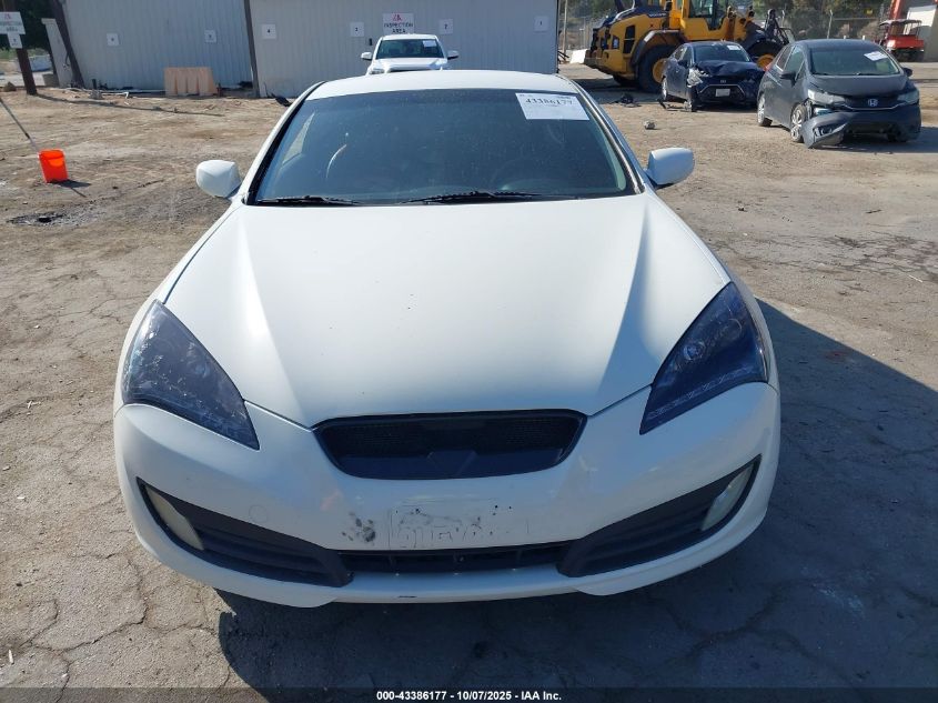2012 Hyundai Genesis 3.8 R-Spec VIN: KMHHU6KH6CU071354 Lot: 43386177