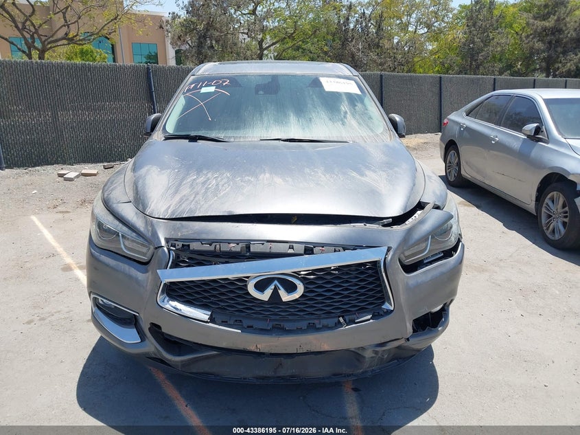 2020 Infiniti Qx60 Pure VIN: 5N1DL0MN7LC514943 Lot: 43386195