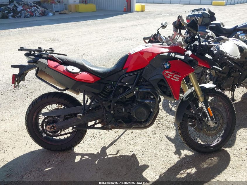 2015 BMW F800 Gs VIN: WB10B120XFZL07237 Lot: 43386225