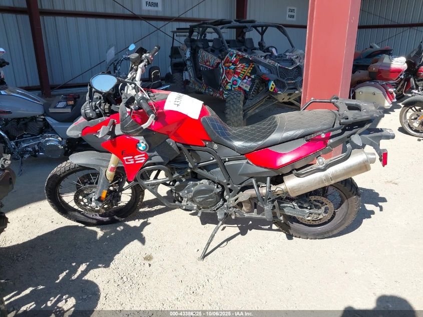 2015 BMW F800 Gs VIN: WB10B120XFZL07237 Lot: 43386225