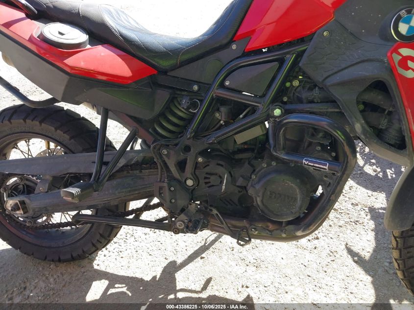 2015 BMW F800 Gs VIN: WB10B120XFZL07237 Lot: 43386225