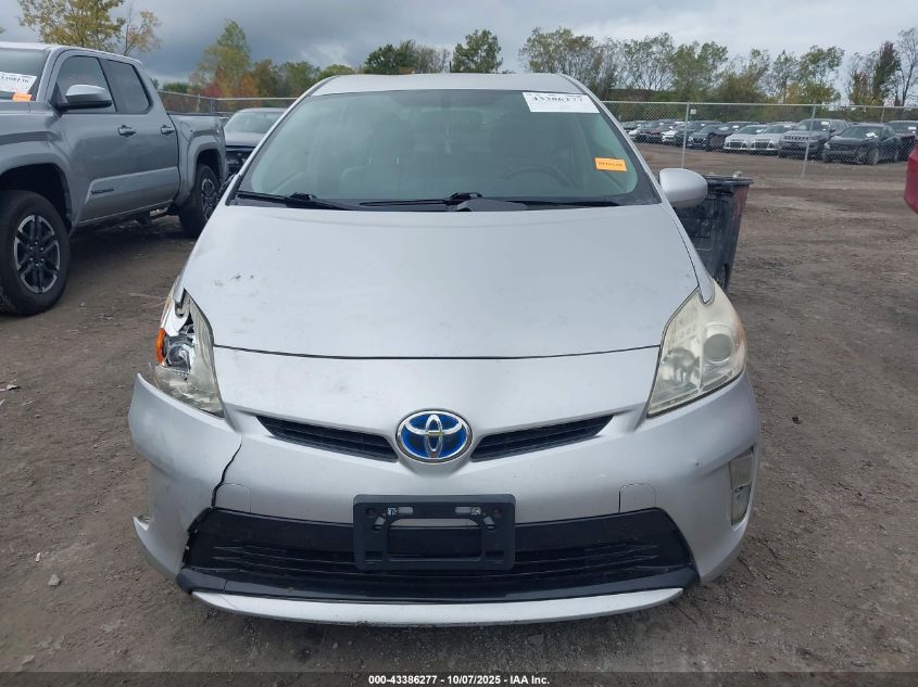 2012 Toyota Prius Four VIN: JTDKN3DU0C1520335 Lot: 43386277
