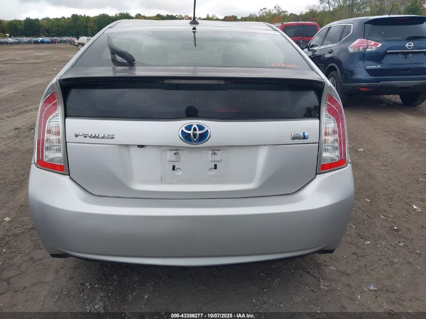 2012 Toyota Prius Four VIN: JTDKN3DU0C1520335 Lot: 43386277