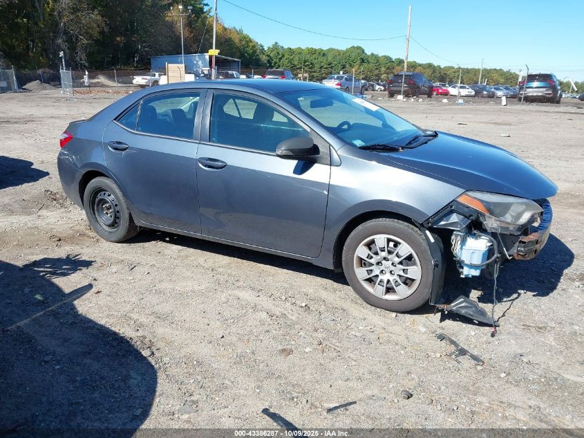 2015 Toyota Corolla S VIN: 2T1BURHE6FC351091 Lot: 43386287