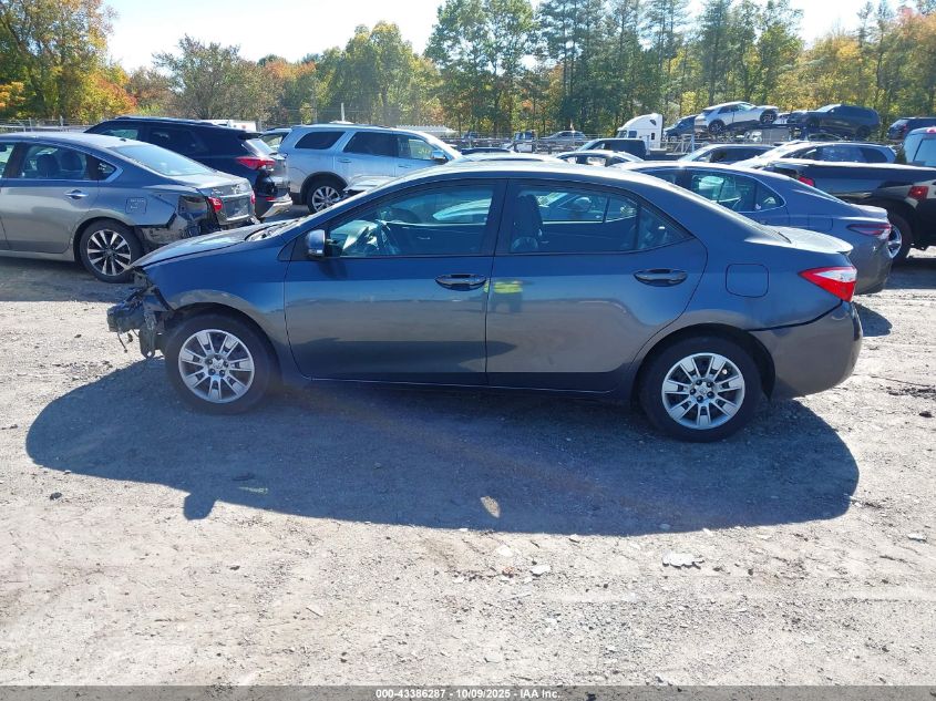2015 Toyota Corolla S VIN: 2T1BURHE6FC351091 Lot: 43386287