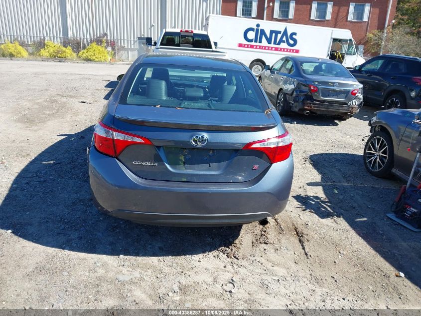 2015 Toyota Corolla S VIN: 2T1BURHE6FC351091 Lot: 43386287