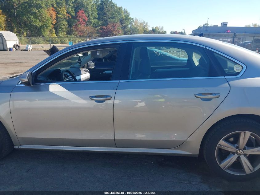 2012 Volkswagen Passat 2.5L Se VIN: 1VWBP7A3XCC085774 Lot: 43386348