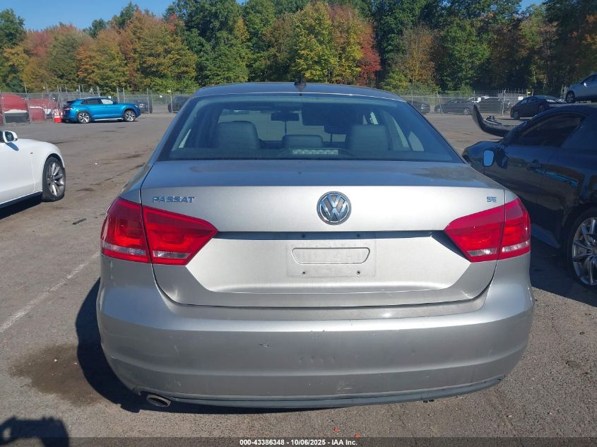 2012 Volkswagen Passat 2.5L Se VIN: 1VWBP7A3XCC085774 Lot: 43386348