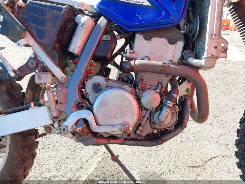 2002 Suzuki Dr-Z400 S VIN: JS1SK43A922103076 Lot: 43386378