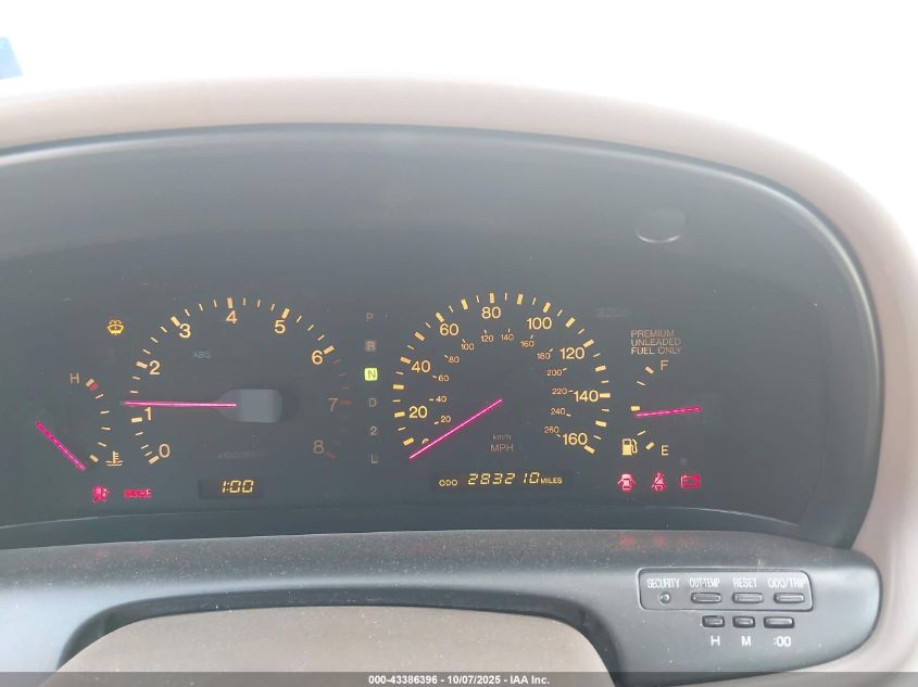 1996 Lexus Sc 400 VIN: JT8CH32Y3T0050789 Lot: 43386396