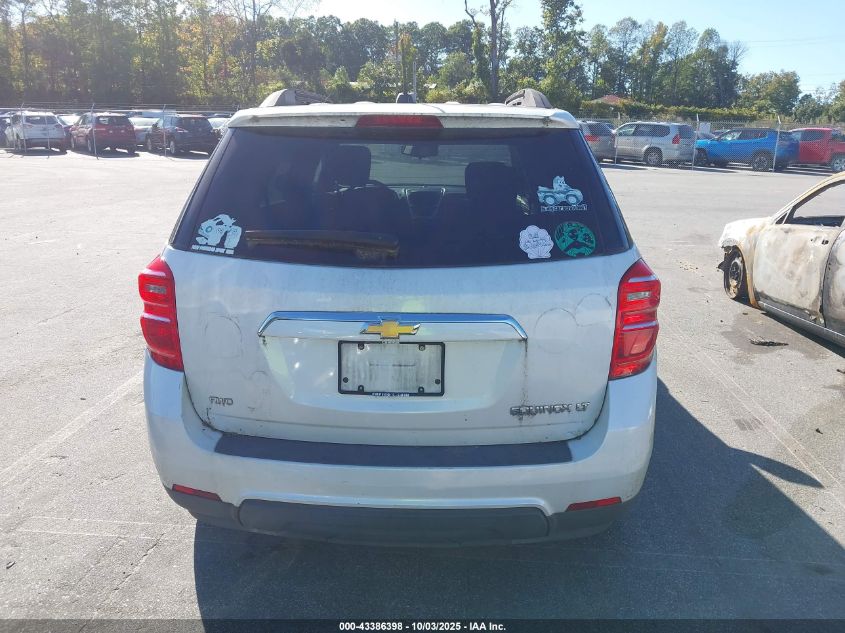 2016 Chevrolet Equinox Lt VIN: 2GNFLFEK6G6181760 Lot: 43386398
