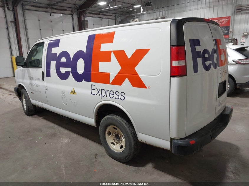 VIN 1GCWGAF15K1366576 2019 CHEVROLET EXPRESS 2500 WORK VAN