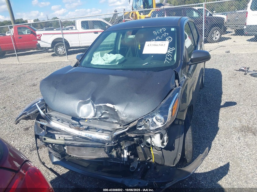 2021 Chevrolet Spark Fwd 1Lt Automatic VIN: KL8CD6SA7MC723996 Lot: 43386502