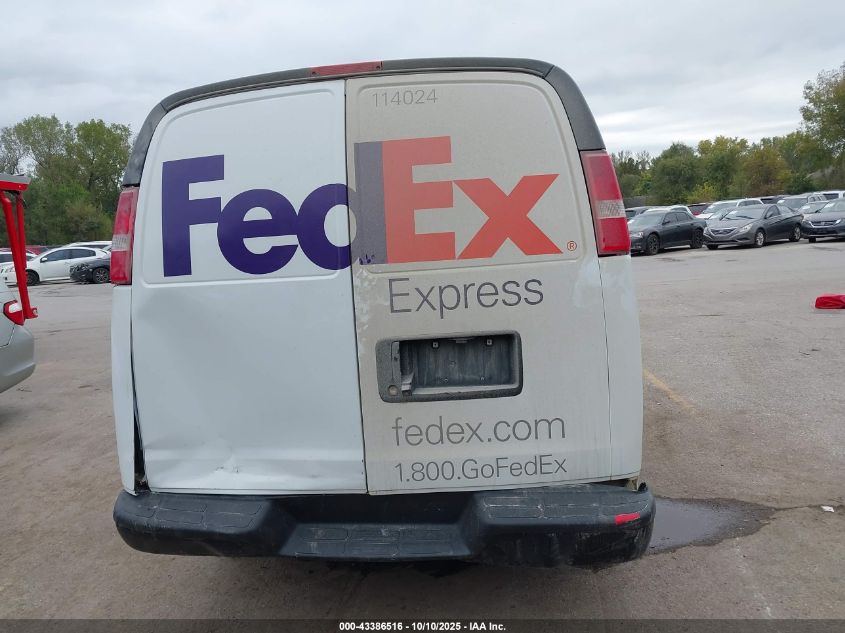 2017 Chevrolet Express 2500 Work Van VIN: 1GCWGAF12H1157370 Lot: 43386516