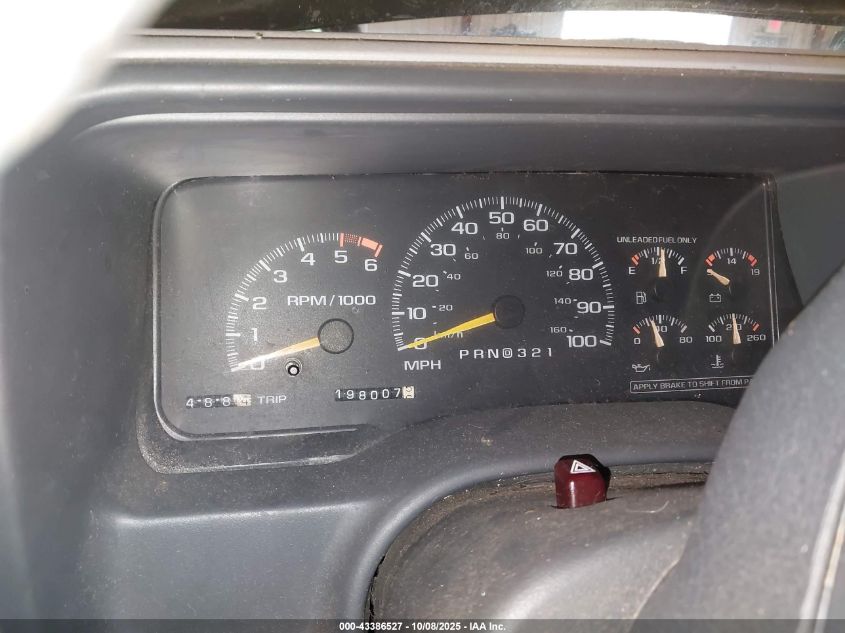 1996 Chevrolet Tahoe K1500 VIN: 1GNEK13R4TJ354352 Lot: 43386527