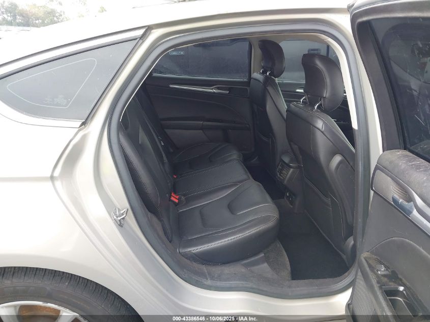 2015 Ford Fusion Energi Titanium VIN: 3FA6P0SU1FR147299 Lot: 43386546