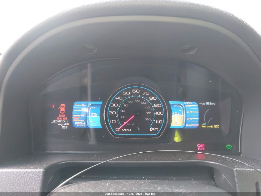 2012 Ford Fusion Hybrid VIN: 3FADP0L35CR272461 Lot: 43386553