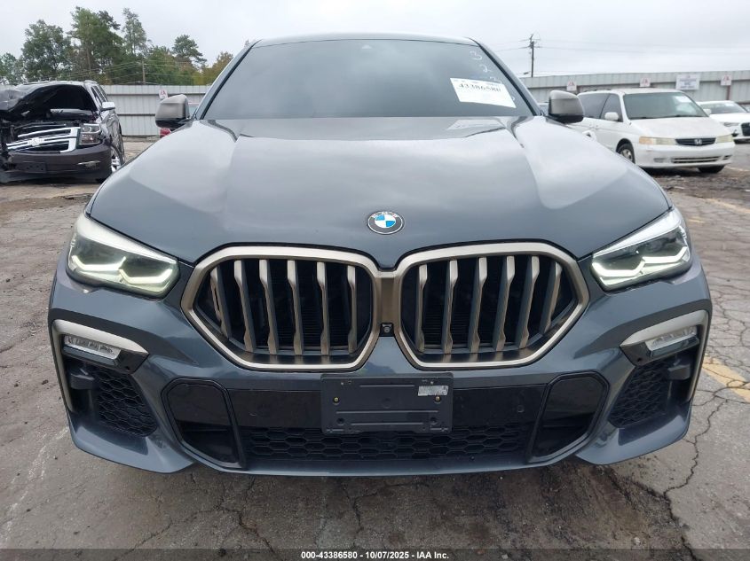 2021 BMW X6 M50I VIN: 5UXCY8C07M9H53236 Lot: 43386580