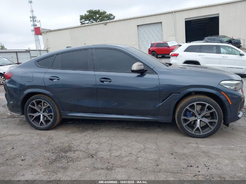 2021 BMW X6 M50I VIN: 5UXCY8C07M9H53236 Lot: 43386580