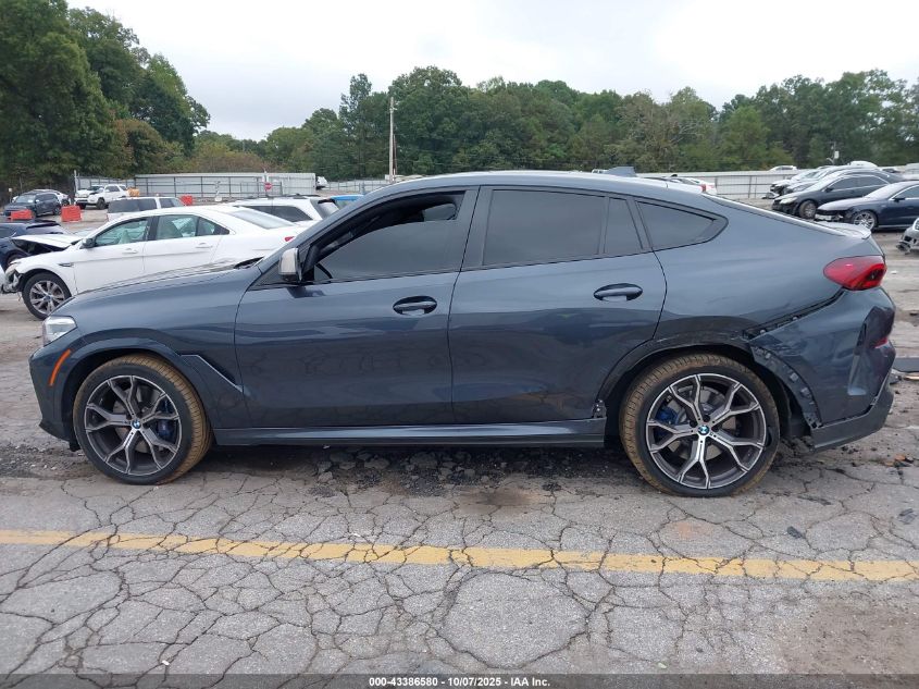 2021 BMW X6 M50I VIN: 5UXCY8C07M9H53236 Lot: 43386580