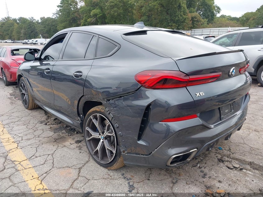 Vin: 5uxcy8c07m9h53236, lot: 43881329, bmw x6 m50i 20213