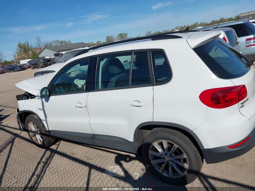 2018 Volkswagen Tiguan Limited 2.0T VIN: WVGBV7AXXJK004881 Lot: 43386613