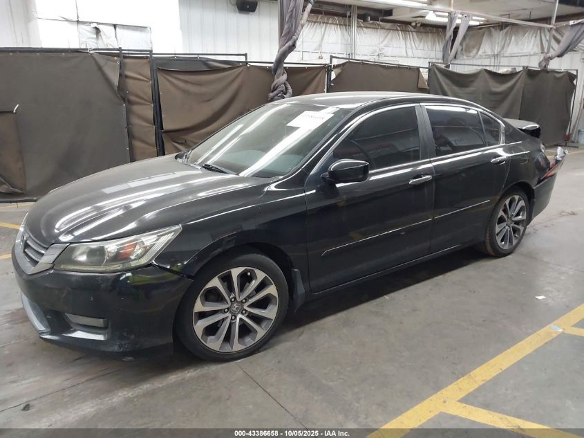 2014 Honda Accord Sport VIN: 1HGCR2F53EA058933 Lot: 43386658