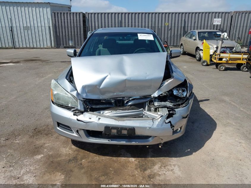 2007 Honda Accord 2.4 Ex VIN: 1HGCM56707A163191 Lot: 43386687