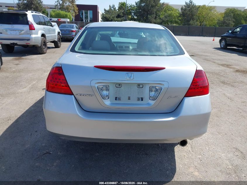 2007 Honda Accord 2.4 Ex VIN: 1HGCM56707A163191 Lot: 43386687