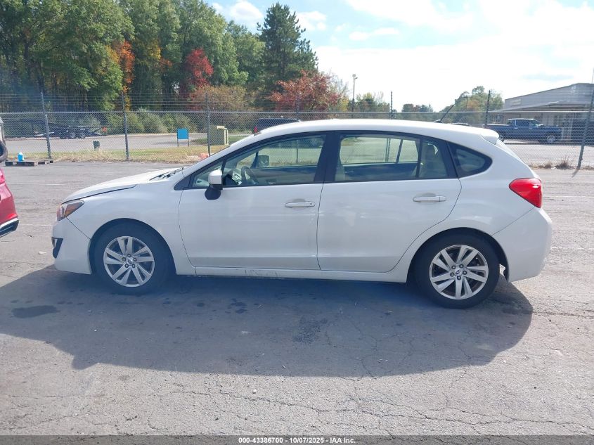 2016 Subaru Impreza 2.0I Premium VIN: JF1GPAB68G8329483 Lot: 43386700