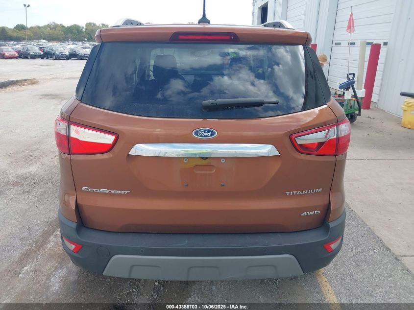 2018 Ford Ecosport Titanium VIN: MAJ6P1WL8JC216522 Lot: 43386703