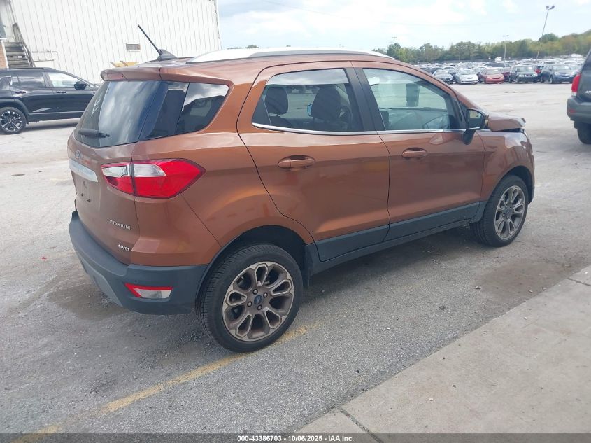 2018 Ford Ecosport Titanium VIN: MAJ6P1WL8JC216522 Lot: 43386703