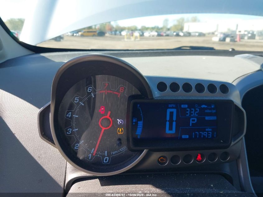 2012 Chevrolet Sonic 2Lt VIN: 1G1JC6SH1C4120056 Lot: 43386751