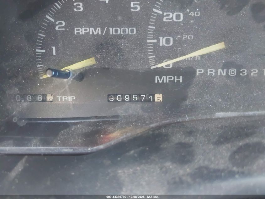 1997 Chevrolet Suburban 1500 VIN: 1GNGK16F9VJ359365 Lot: 43386790