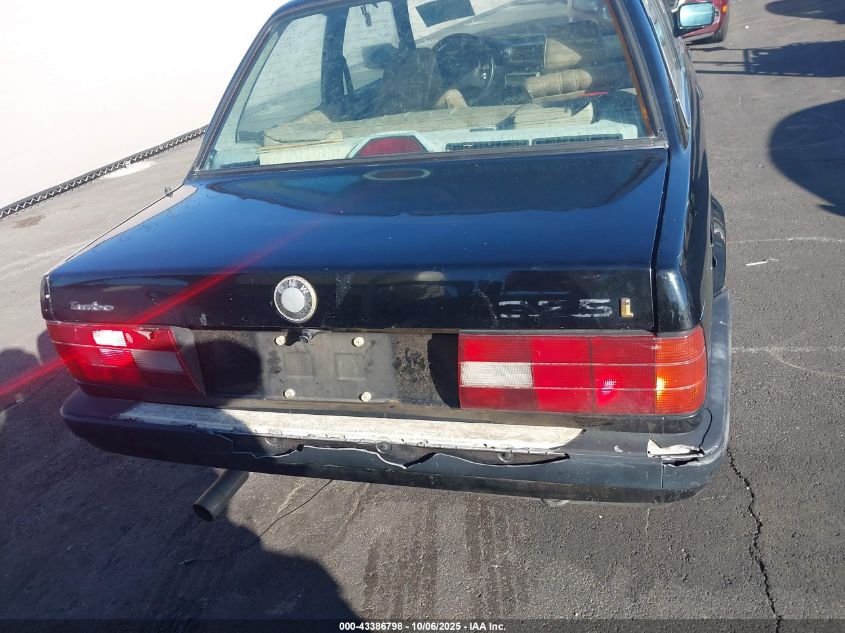 1991 BMW 325 I Automatic/Is Automatic VIN: WBAAA2314MEC55065 Lot: 43386798