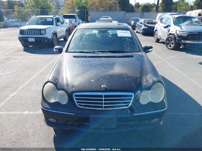 2007 Mercedes-Benz C 230 Sport VIN: WDBRF52H87F934306 Lot: 43386802