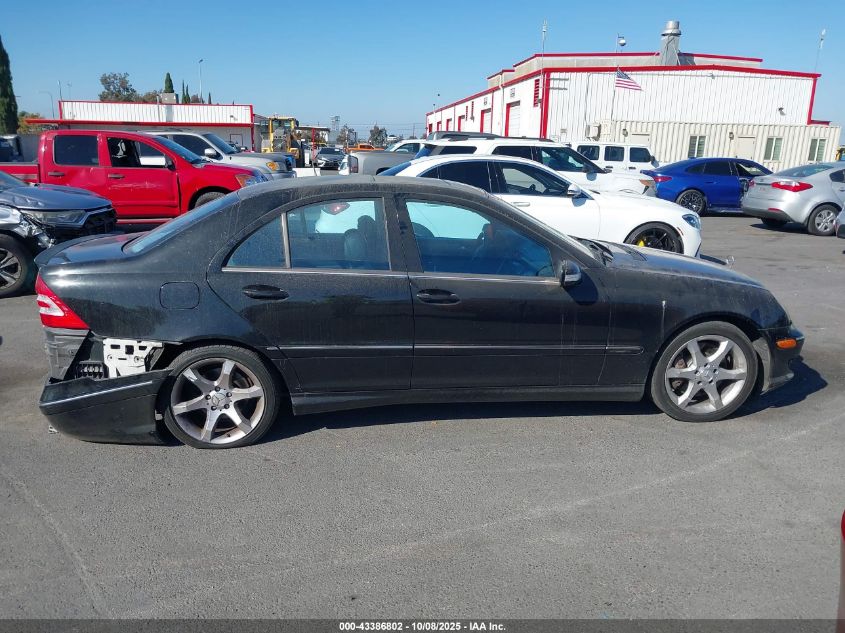 2007 Mercedes-Benz C 230 Sport VIN: WDBRF52H87F934306 Lot: 43386802