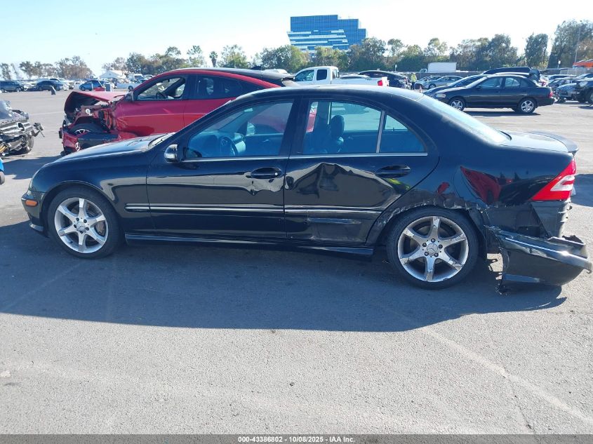 2007 Mercedes-Benz C 230 Sport VIN: WDBRF52H87F934306 Lot: 43386802