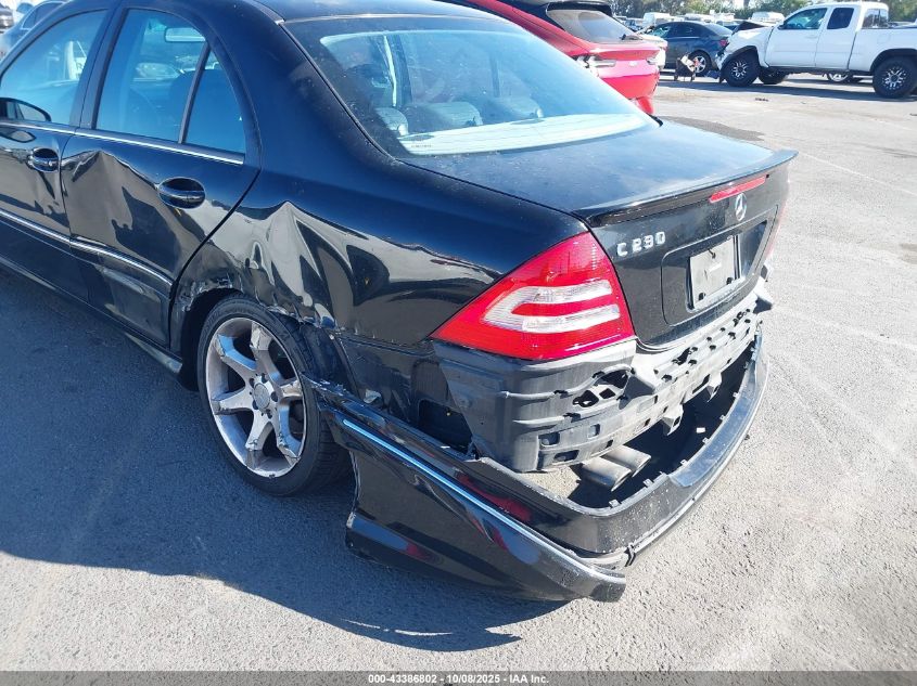 2007 Mercedes-Benz C 230 Sport VIN: WDBRF52H87F934306 Lot: 43386802