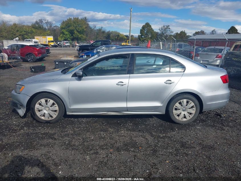 2013 Volkswagen Jetta 2.5L Se VIN: 3VWDP7AJ0DM419091 Lot: 43386833