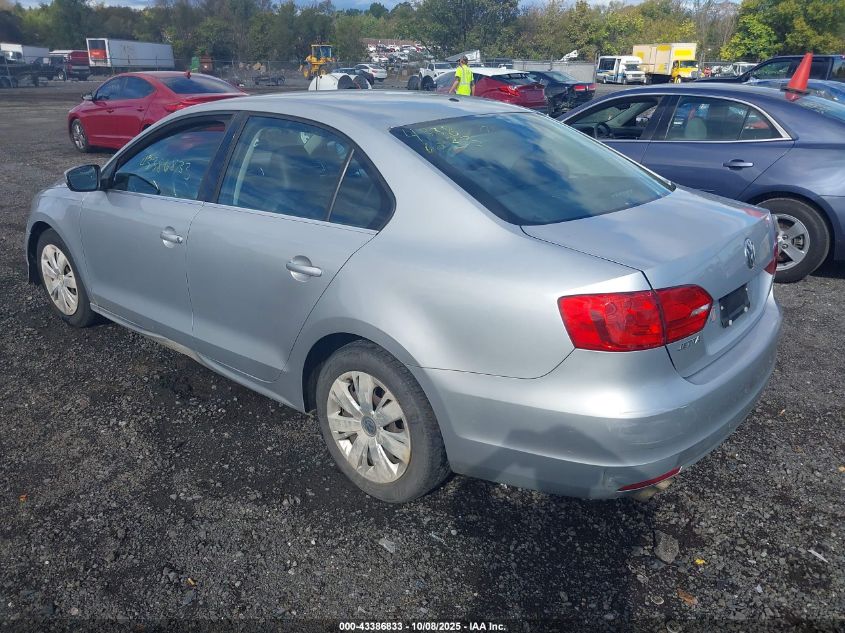 2013 Volkswagen Jetta 2.5L Se VIN: 3VWDP7AJ0DM419091 Lot: 43386833