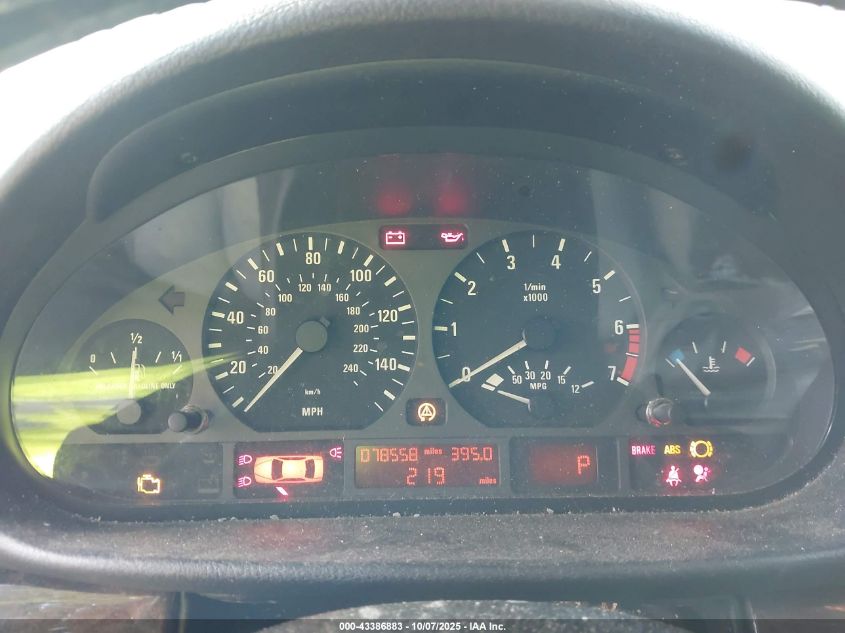 1999 BMW 328I VIN: WBAAM5332XFR07056 Lot: 43386883