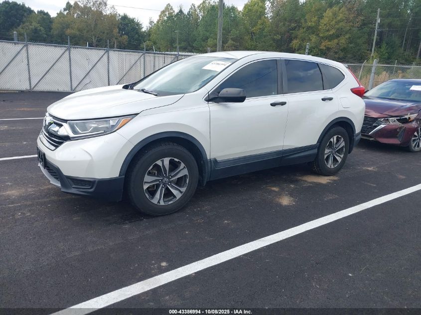2018 Honda Cr-V Lx VIN: 2HKRW5H39JH406879 Lot: 43386994