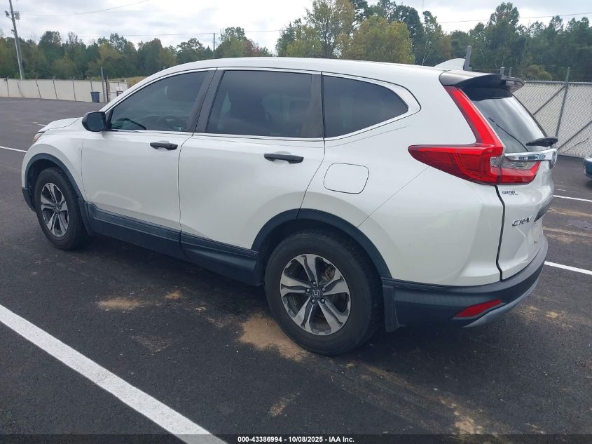2018 Honda Cr-V Lx VIN: 2HKRW5H39JH406879 Lot: 43386994