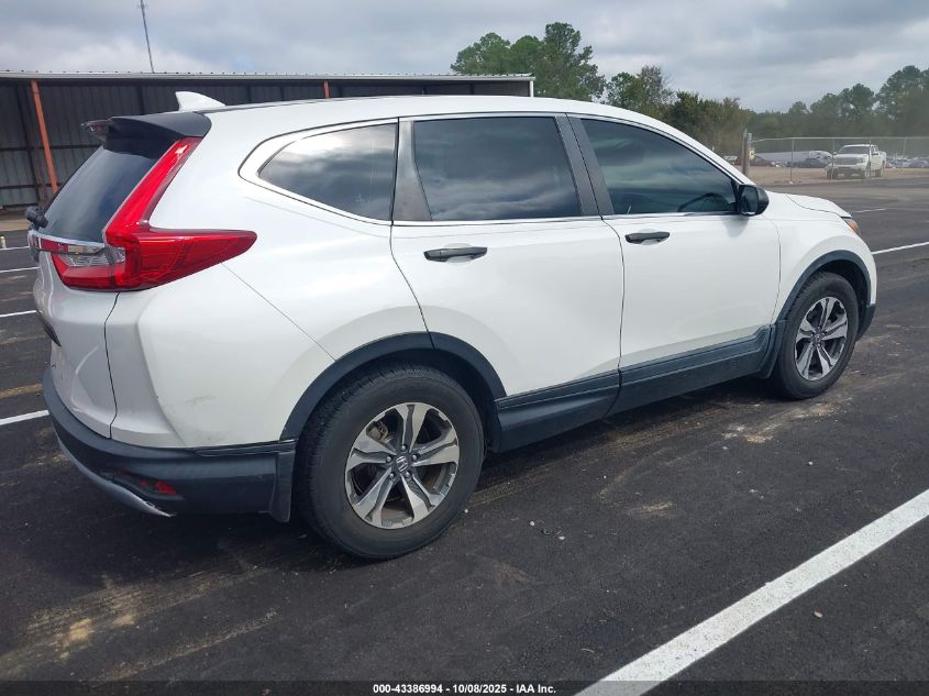 2018 Honda Cr-V Lx VIN: 2HKRW5H39JH406879 Lot: 43386994