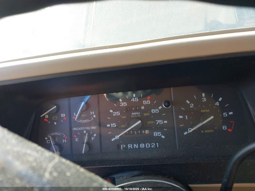 1990 Ford Ranger VIN: 1FTCR10T1LUA02100 Lot: 43386993